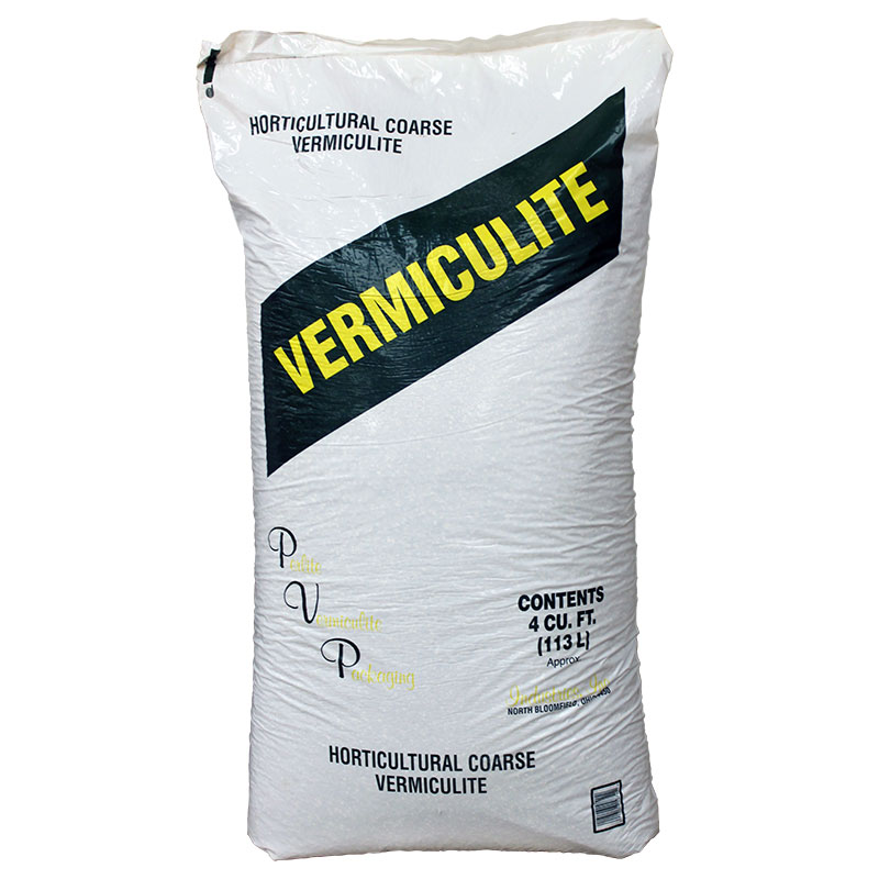 Vermiculite Medium 4 cu ft Bag - 33 per pallet - Soilless Growing Media